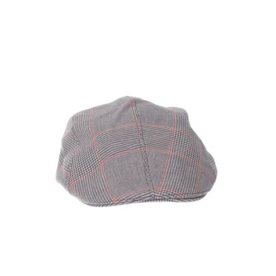 Flat cap (Grå, Flerfärgad) från Wigéns Bomull, Linne