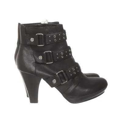 Bottes à talons (Noir) de Skopunkten Faux cuir