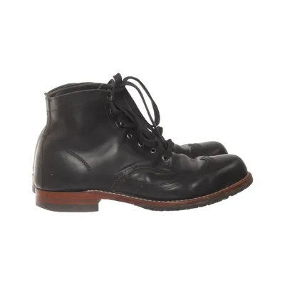 Laced boots (Black) from Wolverine Leather