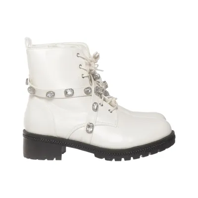 Laced boots (White) from Wilady