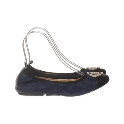 Ballet flats (Blue, Black) from Novita Leather