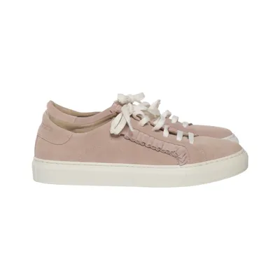 Baskets (Rose) de Alberville Cuir