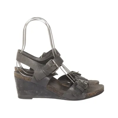 Chaussure compensées (Noir) de Ca Shott Cuir