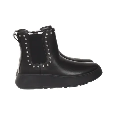 Chelsea boots (F-MODE GEM-TRIM LEATHER FLATFORM CHELSEA BOOTS) från Fitflop Elastan, Skinn