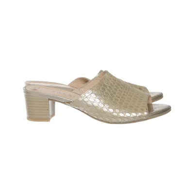 Mules (Gold) from Caprice Leather
