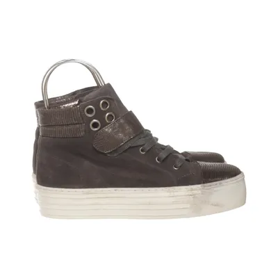Sneakers (Brown, White) from Billi Bi Leather
