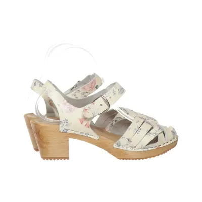 Clogs (Beige, Multicolored) from Monki x Moheda Leather