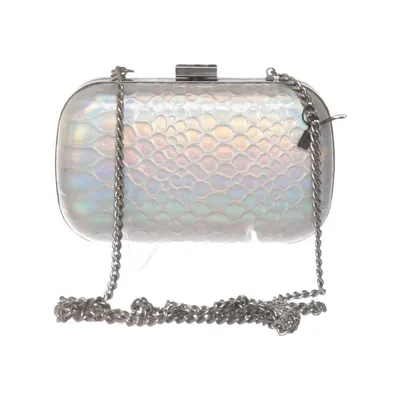 Clutch (Zilver, Meerkleurig) van H&M Imitatieleer, Polyester