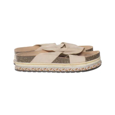 Mules (Beige) de Flyfor Cuir