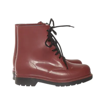 Bottes à lacets (Rouge) de Yoki