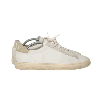 Sneakers (White, Beige) from Clae Leather