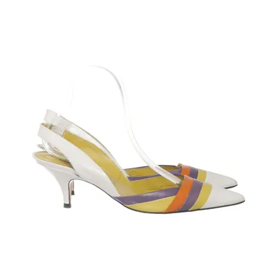 Pumps (White, Multicolored) from Pura Lopez Leather
