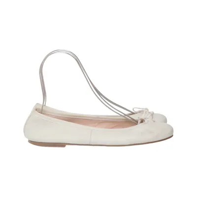 Ballerines (Blanc) de Pretty Ballerinas Cuir