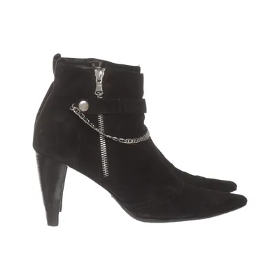 Bottes à talons (Noir) de Luciano Padovan Cuir