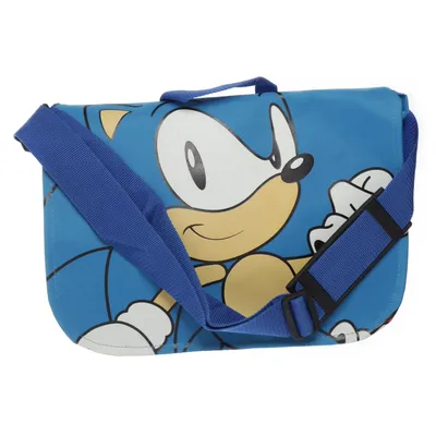 Axelremsväska (Blå, Flerfärgad) från sonic the hedgehog