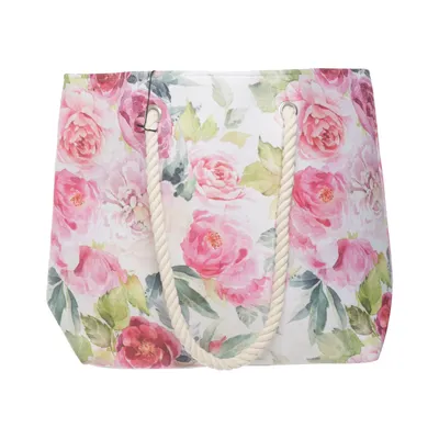 Strandtas (Wit, Roze, Groen) van Åshild Polyester