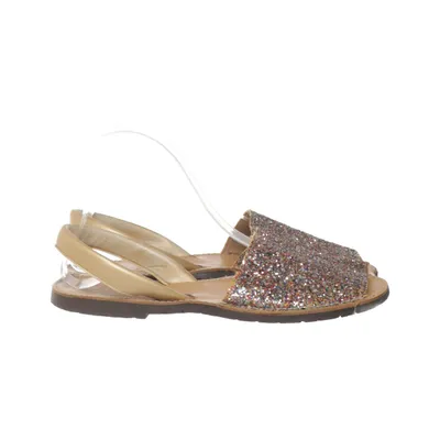 Sandals (Gold, Multicolored) from Menorquina Leather
