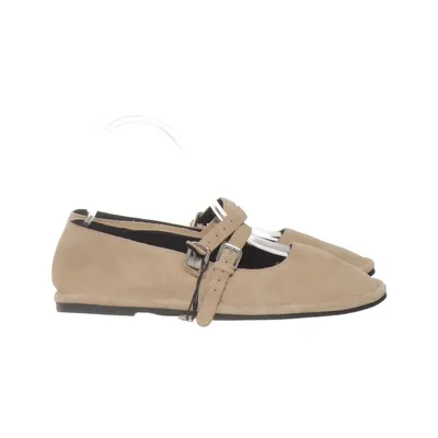 Ballerines (Beige) de Pull & Bear Collection Cuir