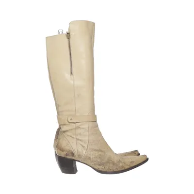Bottes de cow-boy (Beige) de Bianco Cuir