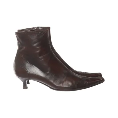 Heeled boots (Brown) from Sergio Rossi Leather