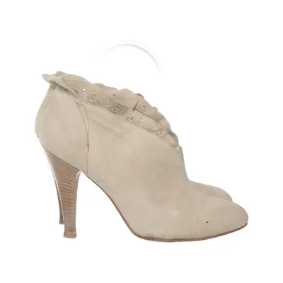 Heeled boots (Beige) from Nero Giardini Leather