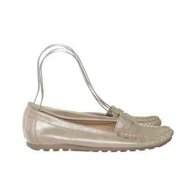 Loafers (Gold) from Cypres Leather