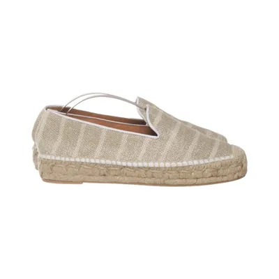 Espadrilles (Beige, Gold) from Marenas Leather