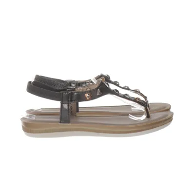 Sandals (Black, Silver) from Bluefin