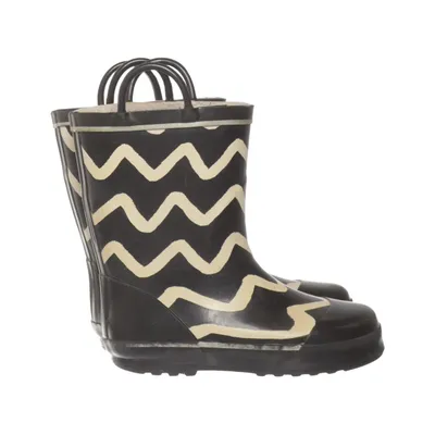 Rubber boots (Black, White) from Lindex