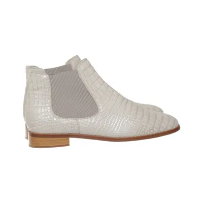 Chelsea boots (Gray) from Pertini Leather