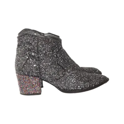 Heeled boots (Gray, Multicolored) from Zadig & Voltaire Leather
