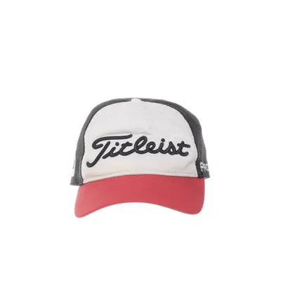 Trucker cap (White, Multicolored) from Fitleist Elastane, Polyester