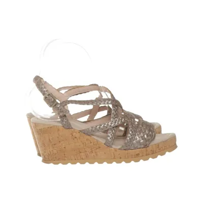 Sleehakken (Zilver, Beige) van Andrea Puccini