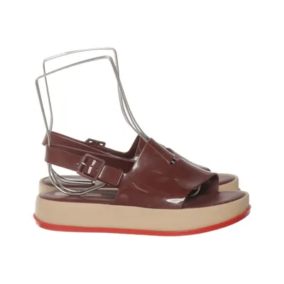 Sandals (Brown, Red) from Melissa