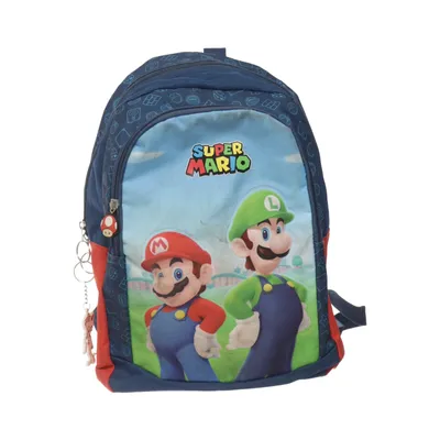 Rucksack (Blau, Rot, Mehrfarbig) von Nintendo Polyester