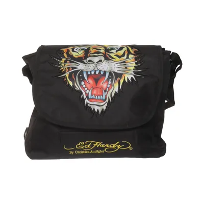 Skuldertaske (Sort, Flerfarvet) fra Ed Hardy by Christian Audigier