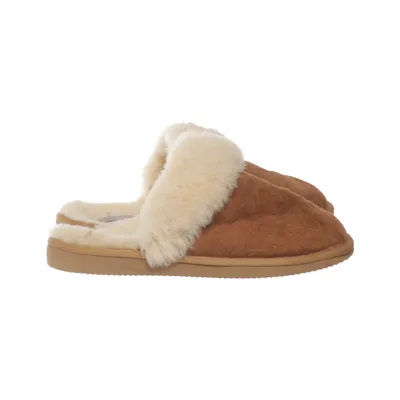 Chaussons (Marron, Beige) de Shepherd Cuir, Laine
