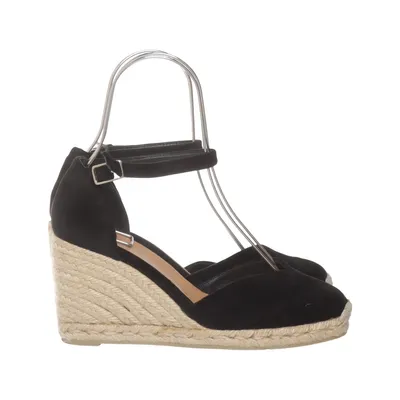 Chaussure compensées (Noir, Beige) de Castañer Cuir
