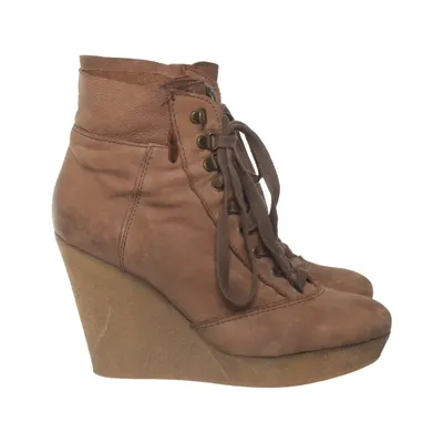 Wedges (Brown) from Nome Leather