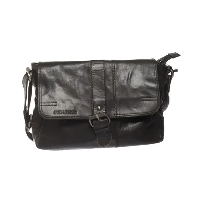 Sac à bandoulière (Noir) de Spikes & Sparrow Coton, Cuir, Polyester