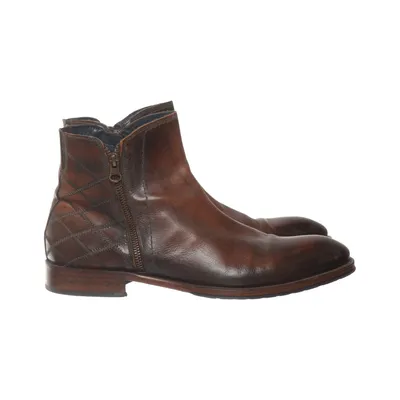 Ankle boots (Brown) Leather