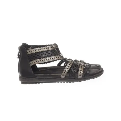 Sandales gladiateur (Noir, Argent) de Easy Street