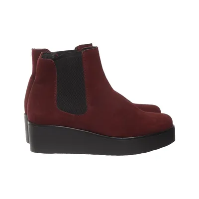 Bottines Chelsea (Rouge) de Amust