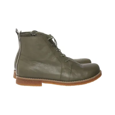 Laced boots (Green) from Charlotte of Sweden