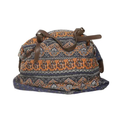 Skuldertaske (Blå, Brun, Flerfarvet) fra Forever 21 Bomuld, Polyester, Polyurethan