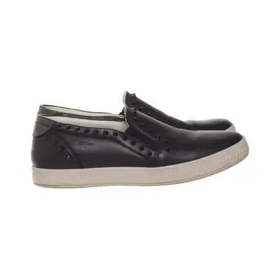Chaussures d'été en toile (Noir) de Geox Cuir