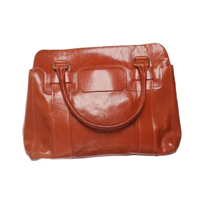 Handtas (Bruin) van Orla Kiely Leer, Katoen