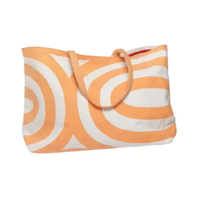 Sac de plage (Orange, Blanc) de Clarins