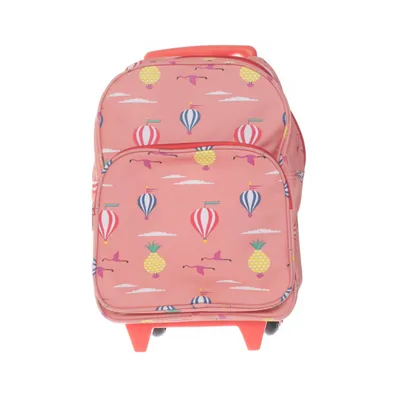 Carry-on suitcase (Pink, Multicolored) from Flying Tiger