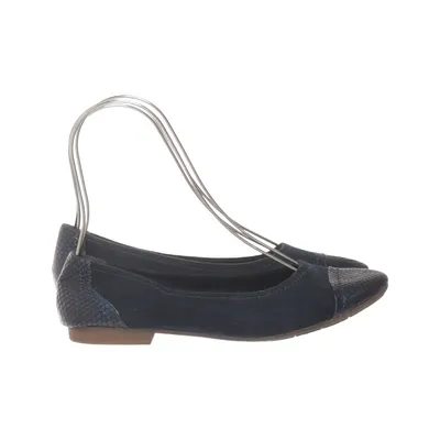 Ballerines (Bleu) de DS Shoes by DinSko Cuir